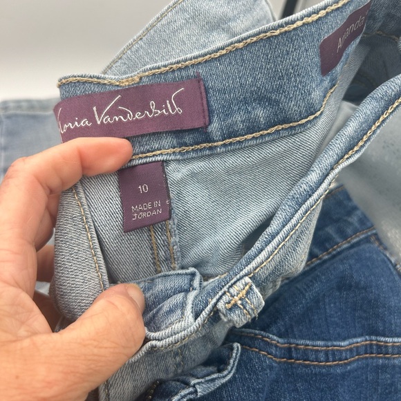 Gloria Vanderbilt Amanda Jeans Size 10 Women Denim Pants Lot 5 Pair” - Picture 7 of 12